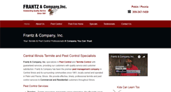 Desktop Screenshot of frantzpestcontrol.com